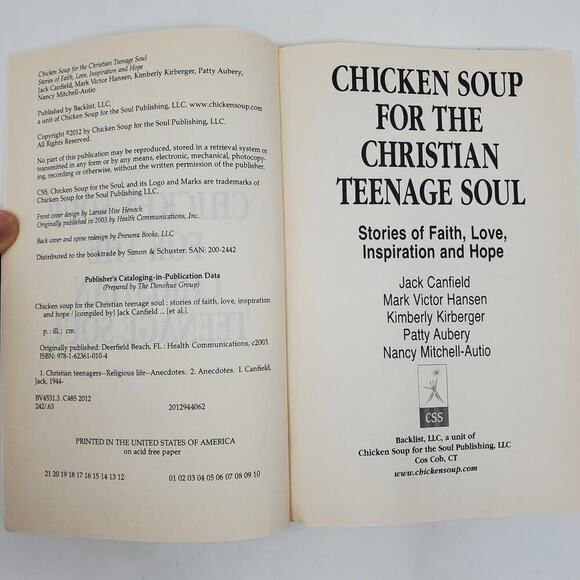 Chicken Soup for the Soul Christian Teen Talk Lot of 2 Books - Picture 4 of 6